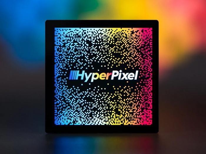 HyperPixel 4.0 Square - with touch @ electrokit (5 of 5)