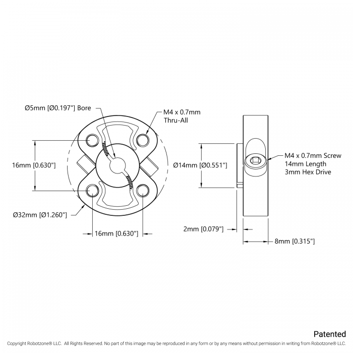 Clamp hub 5mm @ electrokit (3 of 5)