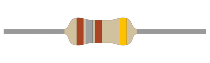 Resistor 1W 5% 180ohm (180R) @ electrokit (1 of 1)