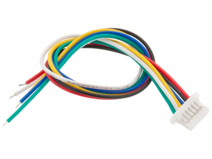 Kontakthus SH med kabel 6-pol 12cm @ electrokit (1 av 1)