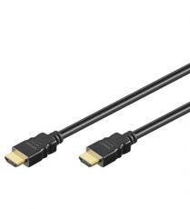 HDMI cable black 5m @ electrokit