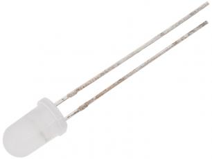 LED RGB 5mm diffuse fast fade @ electrokit