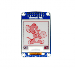 1.54" E-paper Breakout Black-White-Red @ electrokit