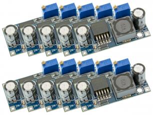 DC-DC omvandlare step-down 1.23-30V 1.5A - 10-pack @ electrokit