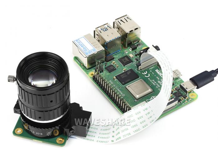 35 mm tele-lins fr Raspberry Pi kameror C-fste @ electrokit (5 av 7)