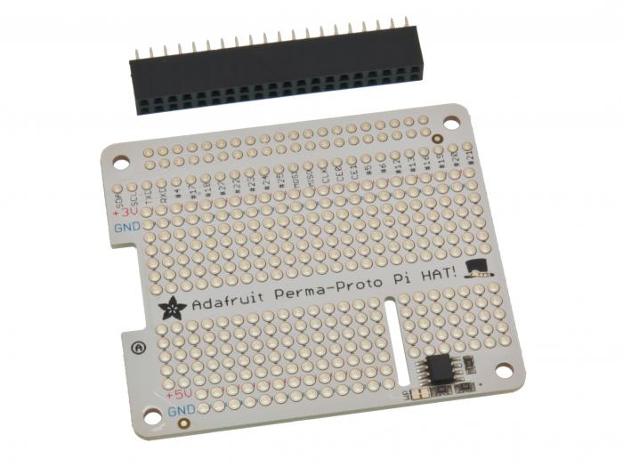 PiHat Protoboard for Raspberry Pi A+/B+ - With EEPROM @ electrokit (1 of 5)