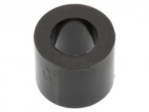 Spacer M3 5mm plastic black @ electrokit