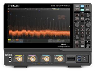 Oscilloscope 500MHz 4-ch 12-bit Siglent SDS3054X HD @ electrokit