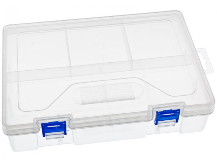 Storage box 225 x 155 x 60mm 5 compartments @ electrokit (1 of 2)