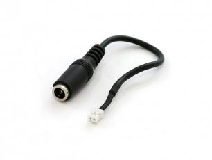 Adaptercable DC-jack 2.1mm - JST PH @ electrokit