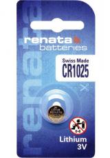 CR1025 batteri litium 3V Renata @ electrokit