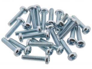 Screw PH 4-40 1/2" - 25-pack @ electrokit