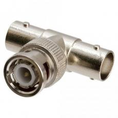 BNC T-connector f-m-f @ electrokit