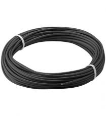 Hook-up wire 0.14mm2 black 10m @ electrokit