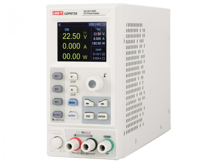 Programmable power supply 0-60V 0-5A 100W UNI-T UDP6720 @ electrokit (2 of 3)