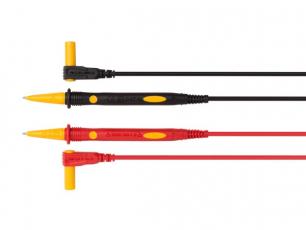 Safety test leads set 0.75m 4mm @ electrokit