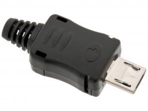 USB microB-hane kabel @ electrokit