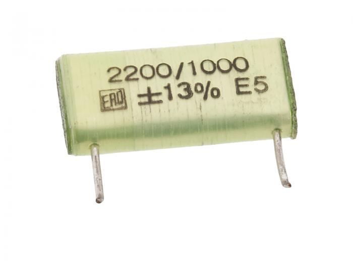 Kondensator 2200pF 1000V 15mm @ electrokit (1 av 1)