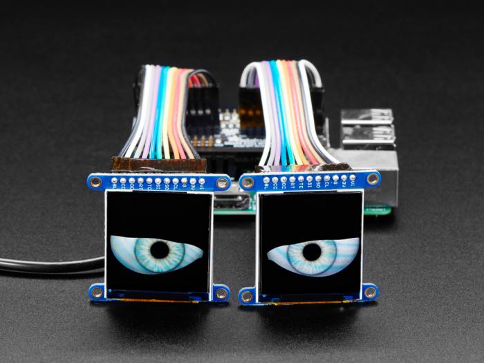 Adafruit Animated Eyes Bonnet (exkl. Raspberry Pi) @ electrokit (3 of 4)