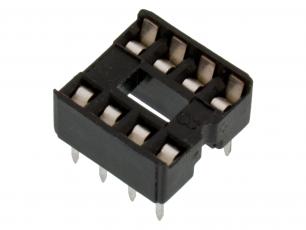 DIL-socket 8-pin @ electrokit