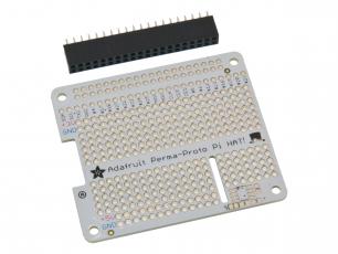 PiHat Protoboard for Raspberry Pi A+/B+ - No EEPROM @ electrokit