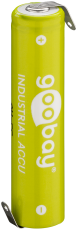 NiMH batteri AAA 800mAh lödfanor @ electrokit