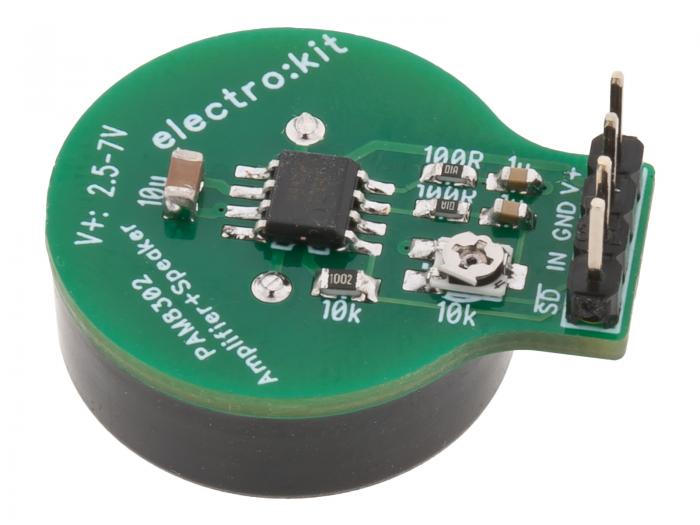 Minifrstrkare med hgtalare - byggsats SMD @ electrokit (2 av 3)