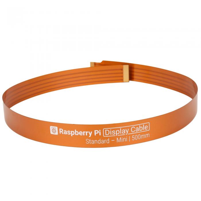 Raspberry Pi 5 Displaykabel mini FPC 22-pin till FPC15-pin 500mm @ electrokit (1 av 3)