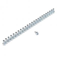 Machine screw socket head 6-32 1/4" 25-pack @ electrokit