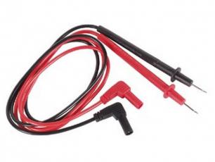 Test wires multimeter red+black @ electrokit