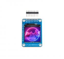 1.3" LCD Breakout 3.3v/5v @ electrokit