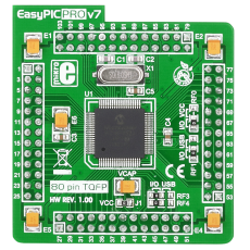 EasyPIC PRO v7 MCUcard with PIC18F8520 @ electrokit