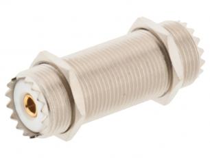 PL bulkhead female-female 44.5mm @ electrokit