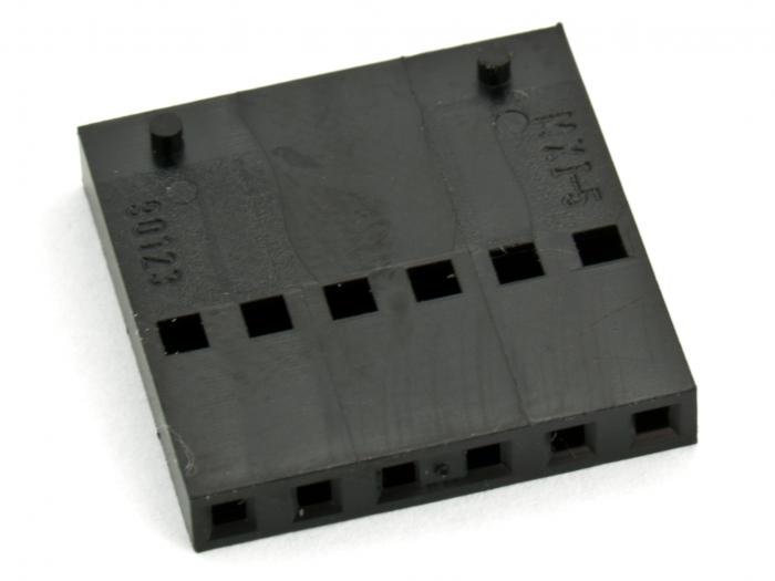 Kontakthus C-GRID III 1x6p 2.54mm @ electrokit (1 av 2)