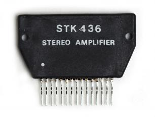 STK436 Stereo Audio Amplifier 2x8W @ electrokit