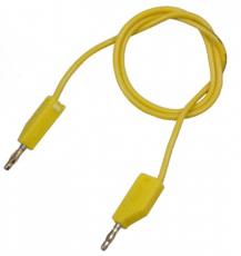 Test lead 2mm plug 300mm yellow @ electrokit