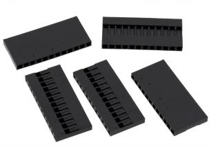 Contact housing 2.54mm 1x12-pin 5-pack @ electrokit