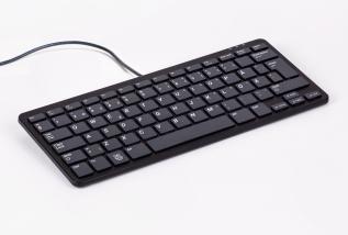 Keyboard Raspberry Pi - black/grey @ electrokit