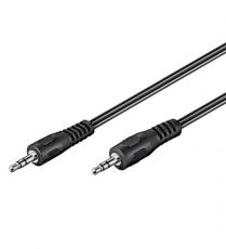 Audio cable 3.5mm male/male 1.5m stereo @ electrokit