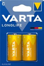 C / LR14 alkaliska batterier Varta 2-pack @ electrokit