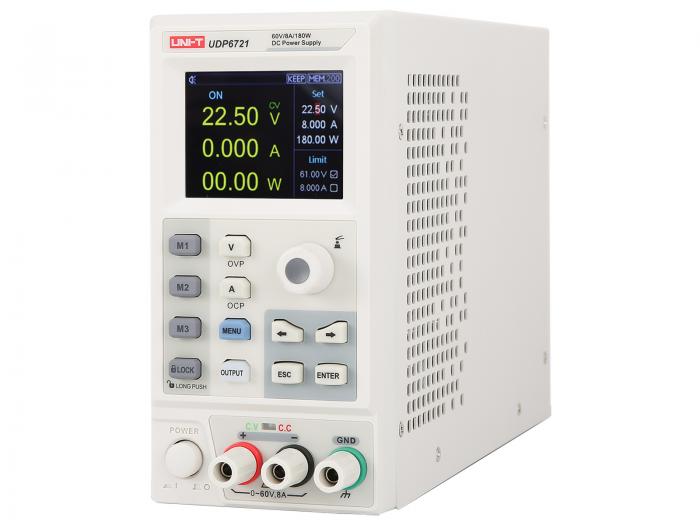 Programmable power supply 0-60V 0-8A 180W UNI-T UDP6721 @ electrokit (2 of 3)