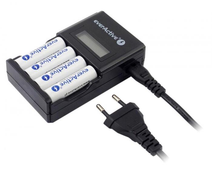 Smart batteriladdare 4xAA/AAA everActive @ electrokit (3 av 3)