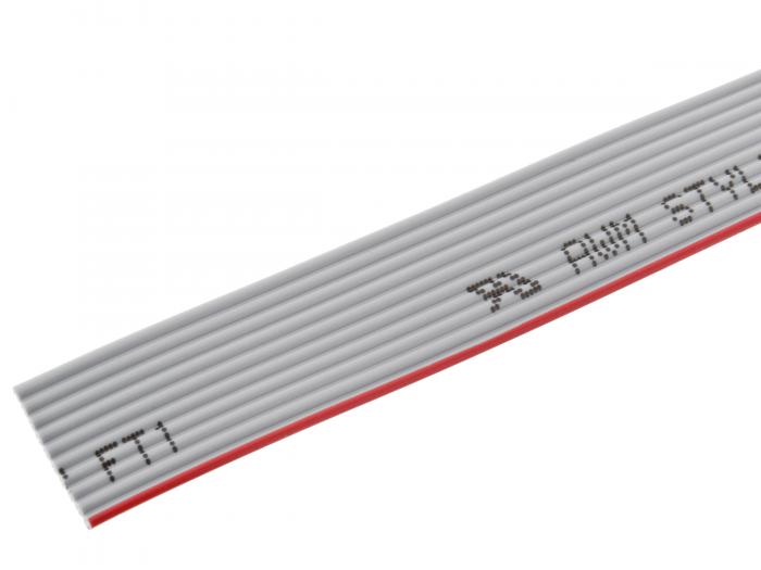 Flatkabel gr 10 ledare 1.27mm /m @ electrokit (1 av 1)