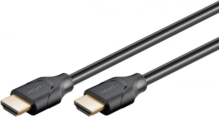 HDMI 2.1 kabel (8K@60Hz) 1m svart @ electrokit (1 av 2)