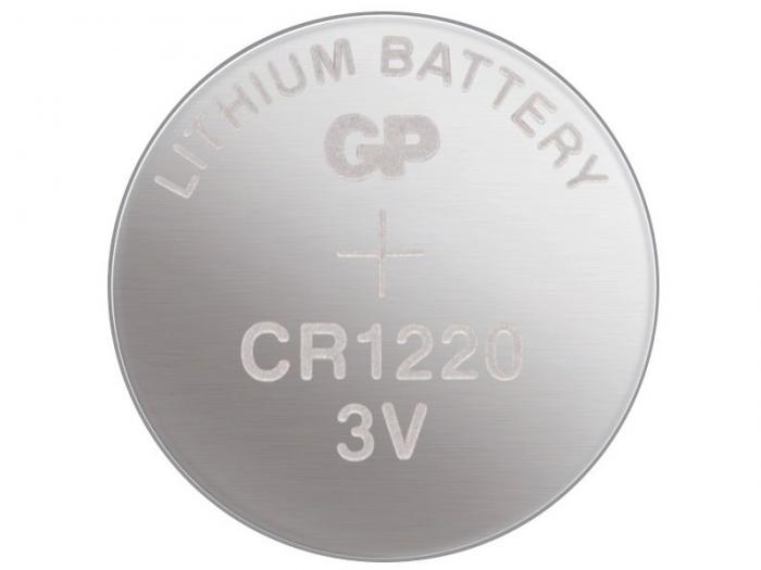CR1220 battery lithium 3V GP @ electrokit (1 of 2)
