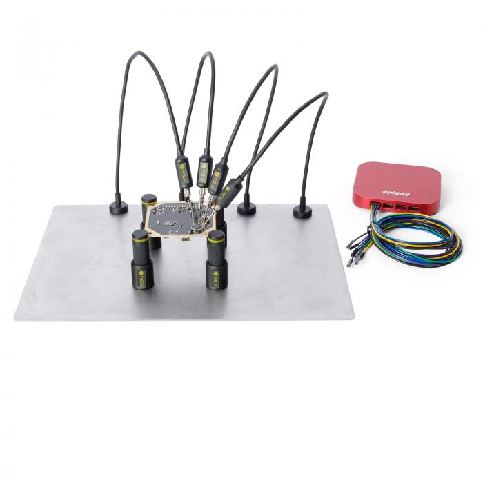 PCBite kit med 4x SP10-probar och testsladdar @ electrokit