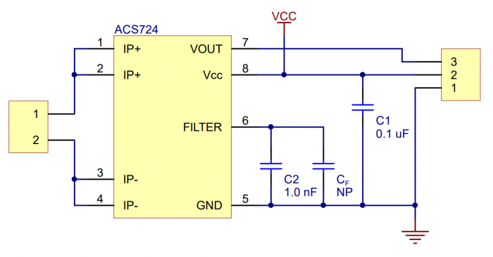 Current sensor ACS724 5A @ electrokit (6 of 7)