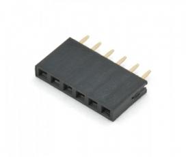 Hylslist 2.54mm 1x6p @ electrokit