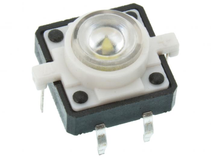 Push switch PCB LED white @ electrokit (1 of 3)