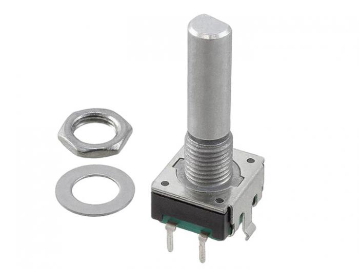 Rotary encoder 24 p/v with push button (fixed positions) @ electrokit (1 of 1)